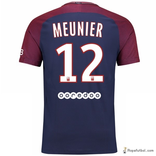 Camiseta Paris Saint Germain Replica Primera Ropa Meunier 2017/18